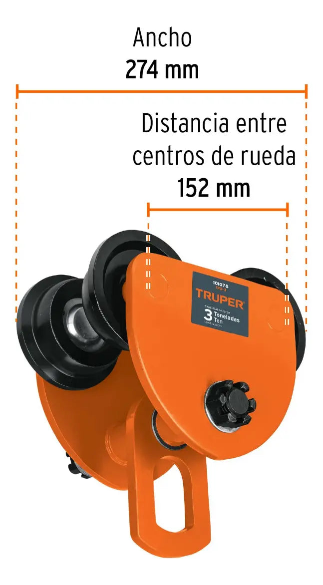 Trole de Carga de 3 Toneladas