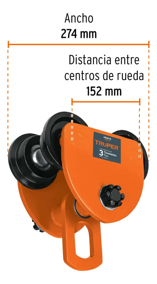 Trole de Carga de 3 Toneladas